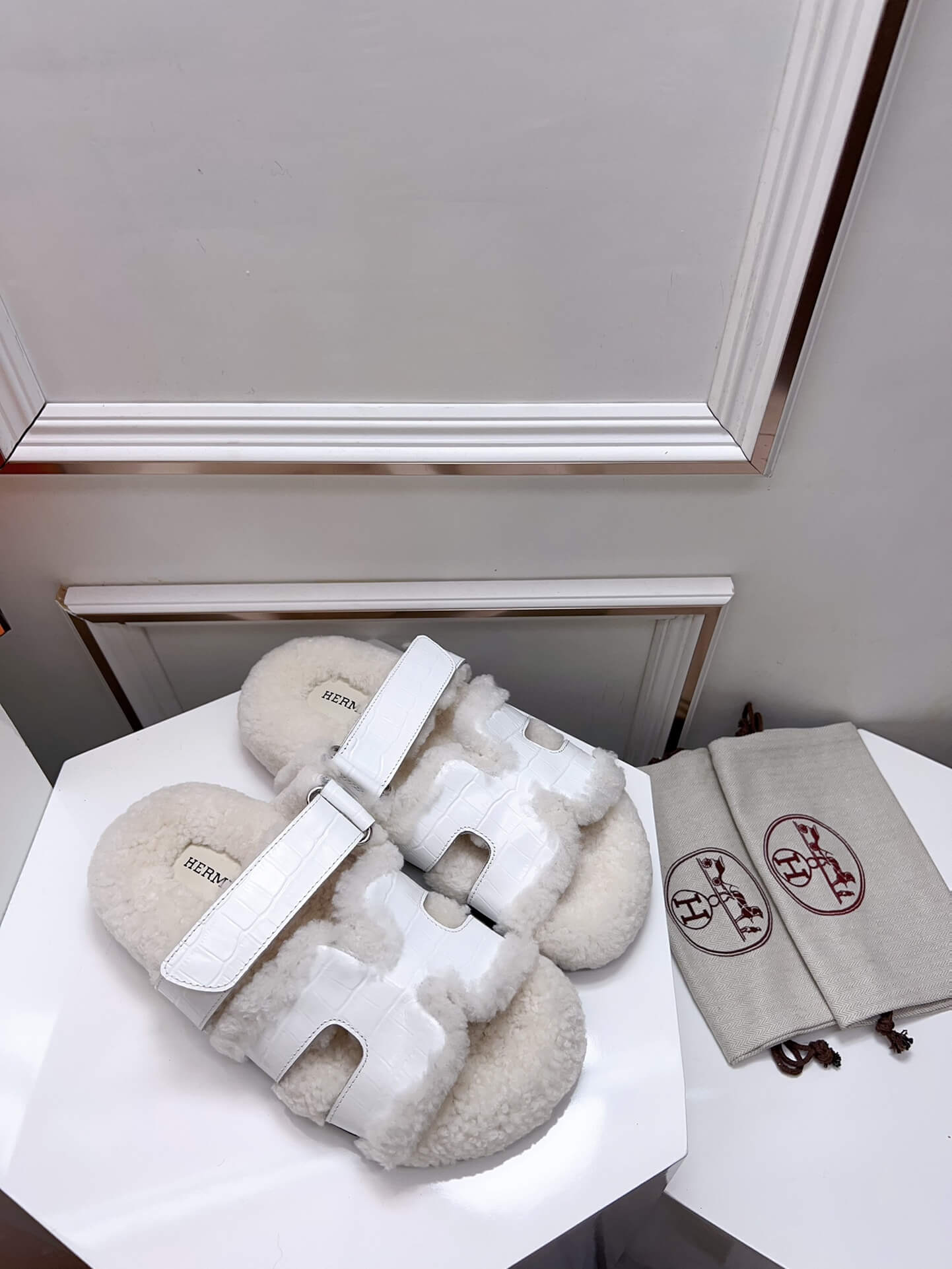 Hermes Teddy Chypre Sandal - Image 7