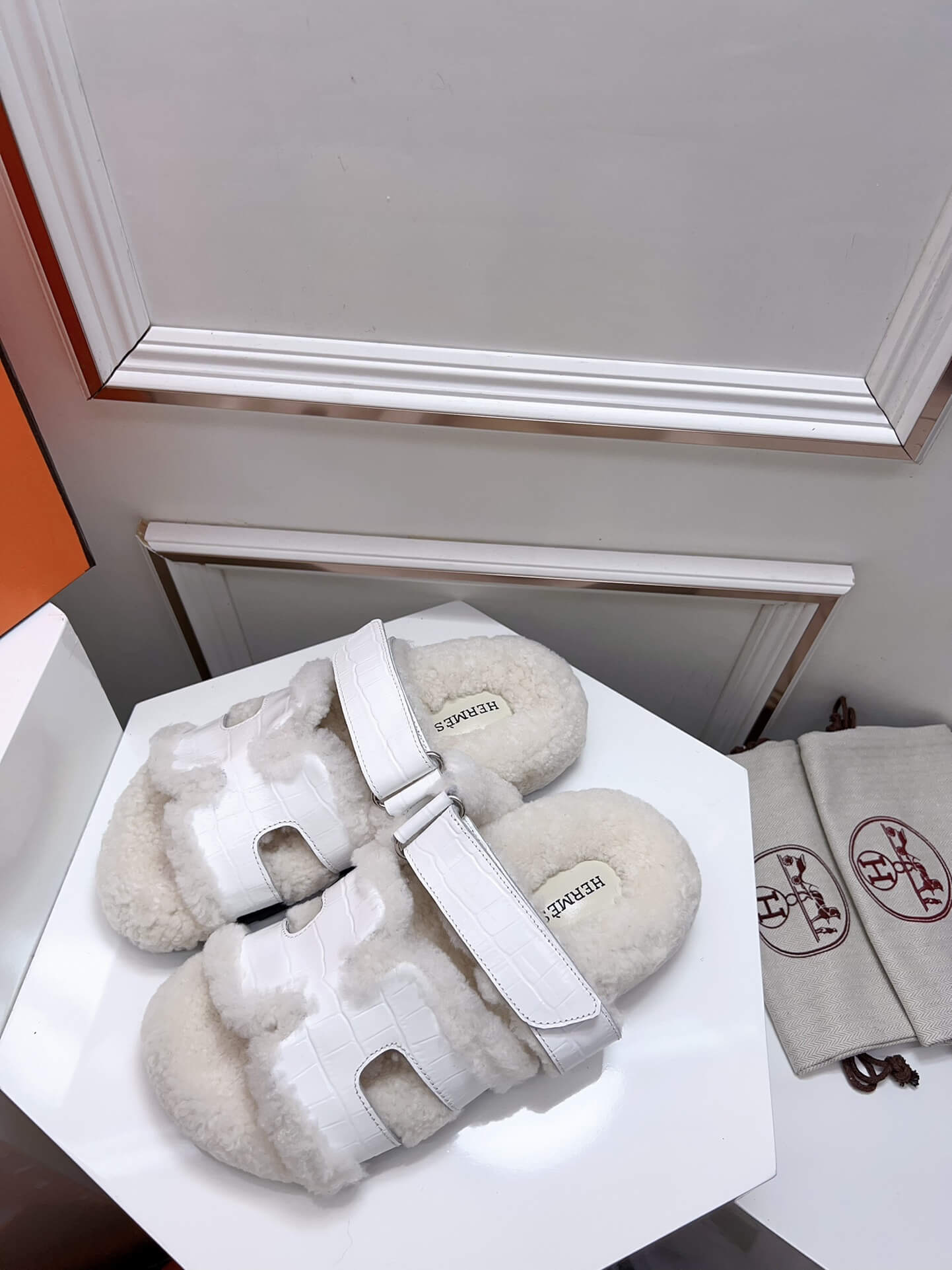 Hermes Teddy Chypre Sandal - Image 6