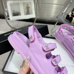 Chanel Casual Style Unisex Plain Logo Sandal