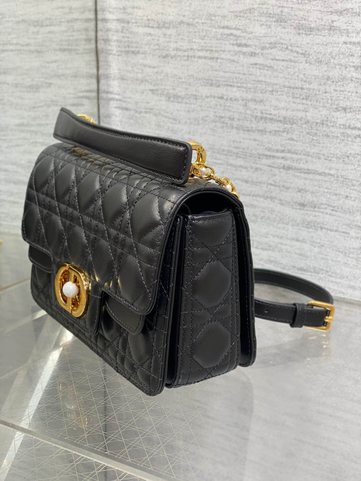 Mini Dior Jolie Top Handle Bag - Image 9