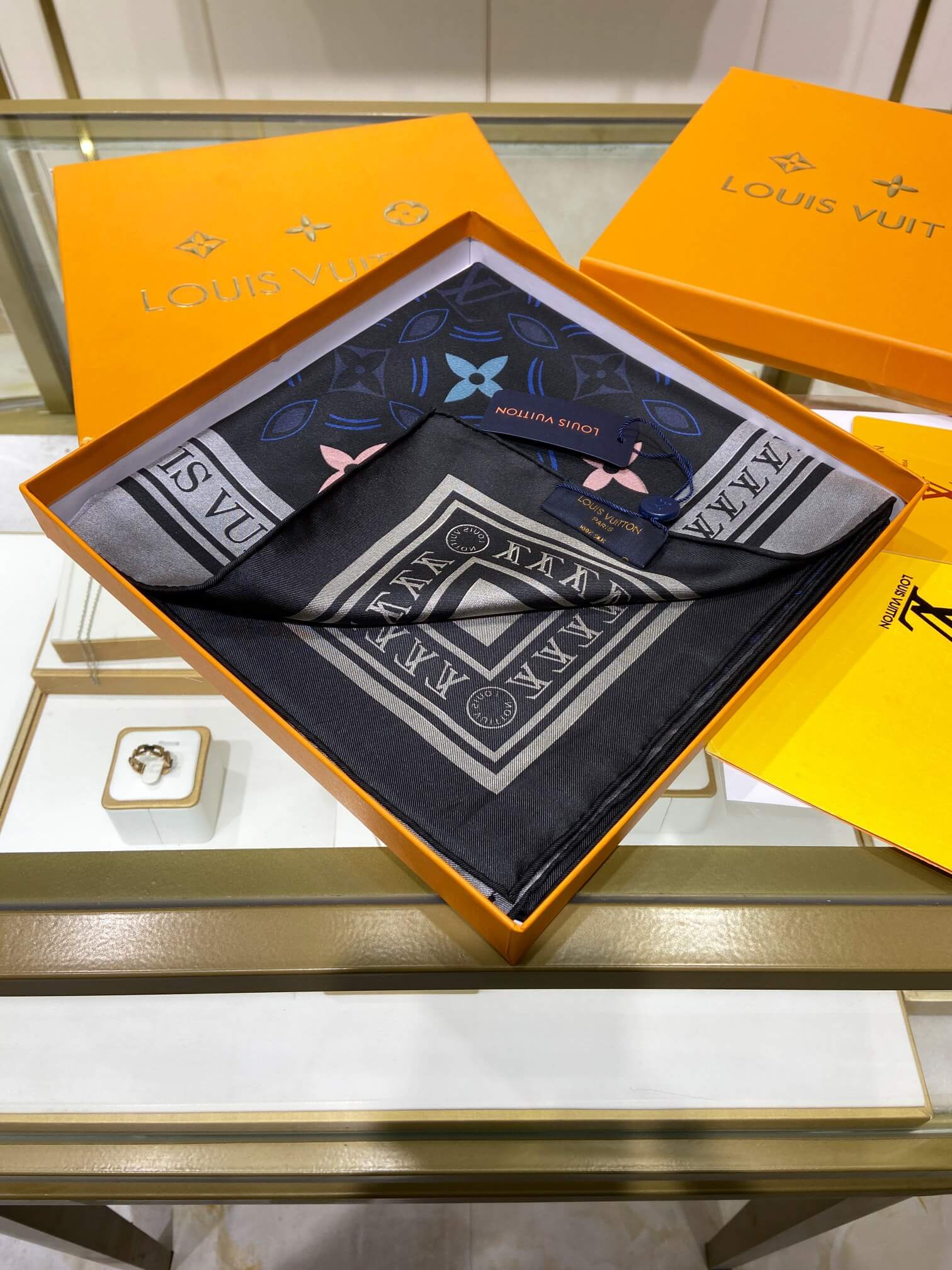 LV Silk Scarf - Image 10
