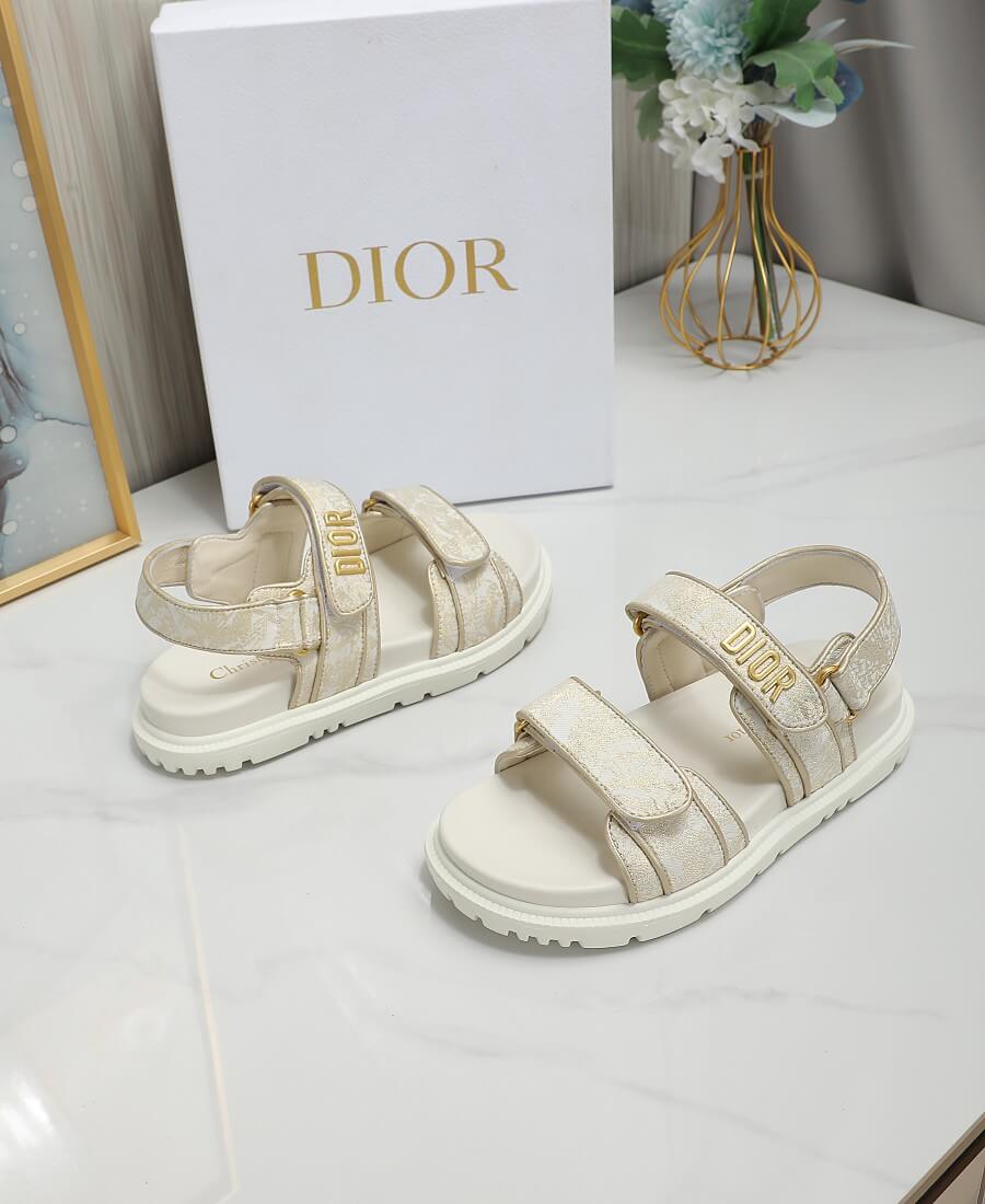 Dior Women White Sandals - Image 8