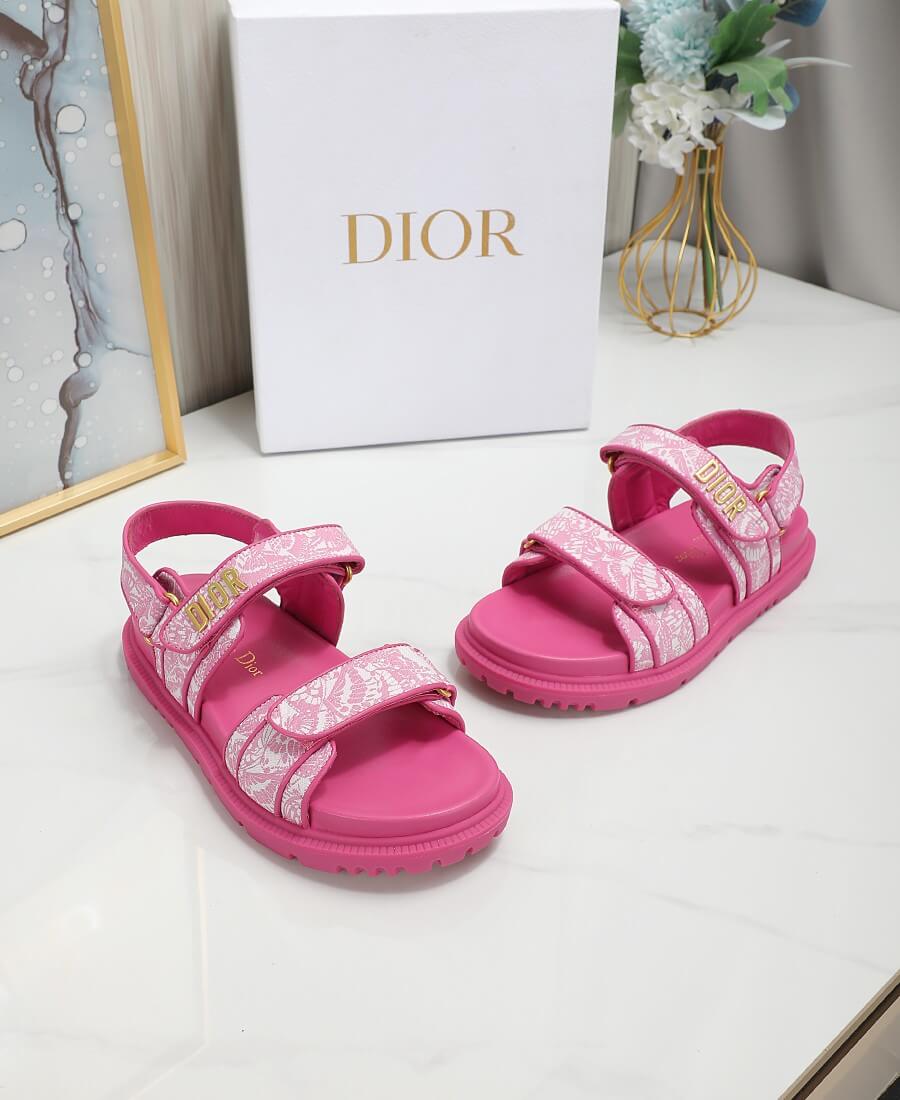 Dior Women Pink Sandals - Image 8