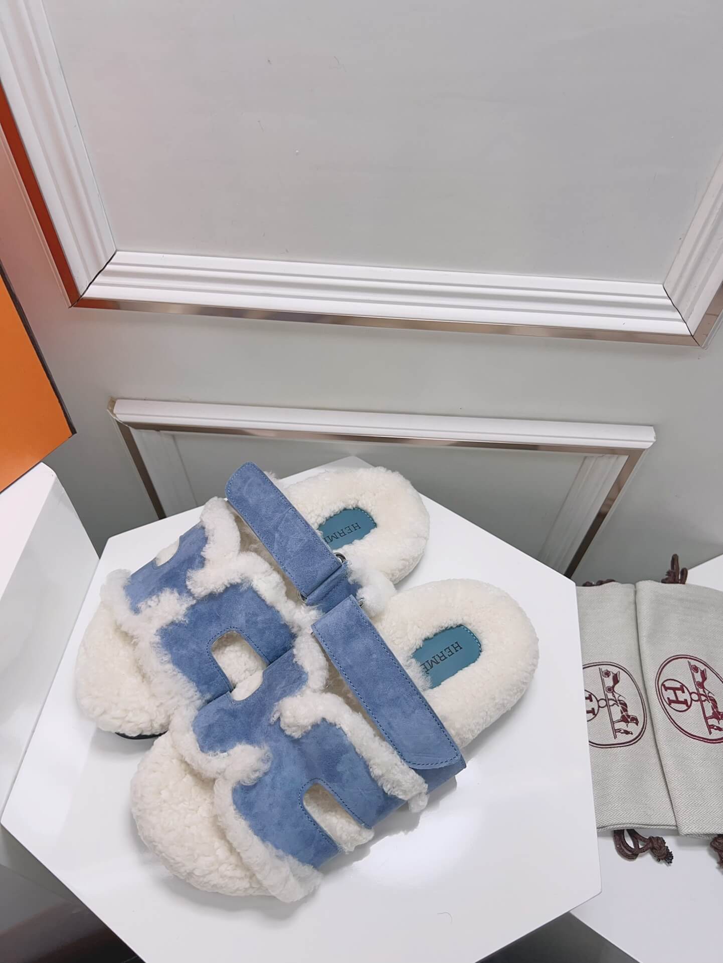 Hermes Teddy Chypre Sandal - Image 7