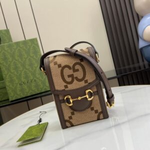 Adult Gucci Horsebit Mini Bag Beige Ebony