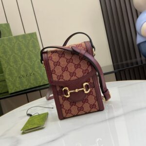 Adult Gucci Horsebit Mini Bag Beige Ebony
