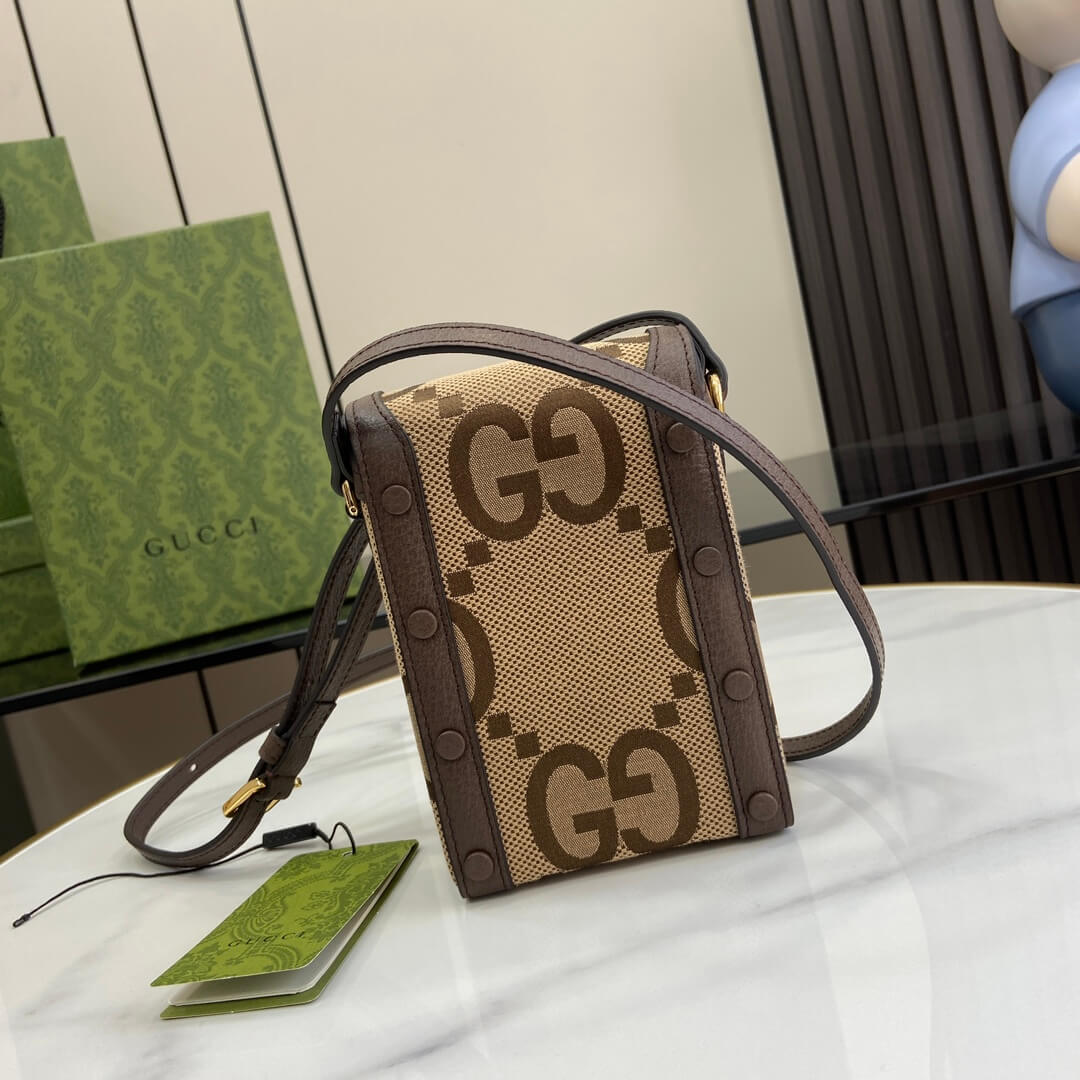 Adult Gucci Horsebit Mini Bag Beige Ebony - Image 4