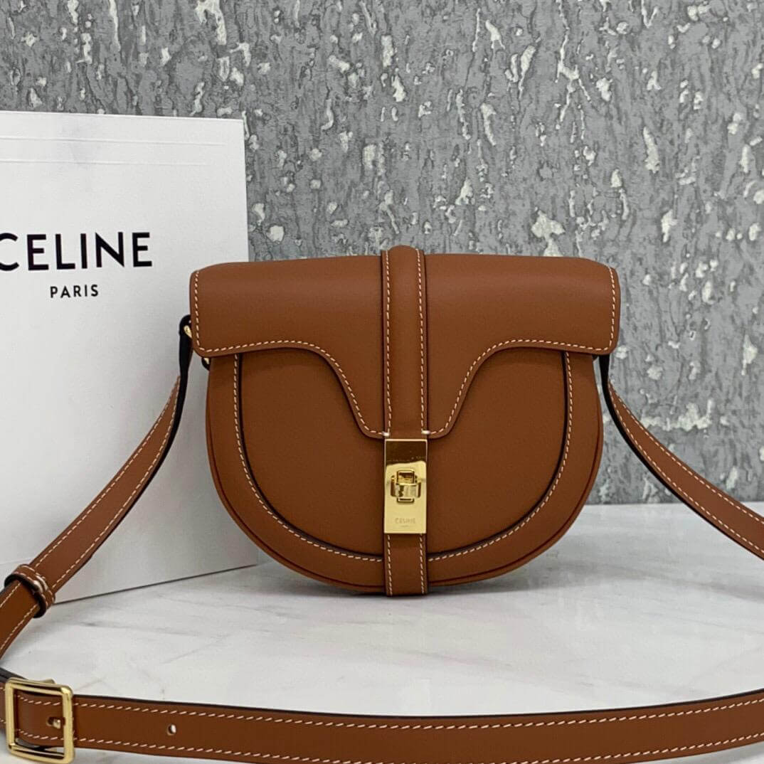 Celine Small Besace 16 Bag in Grained Leather Bag