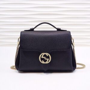 Gucci Interlocking G Leather Shoulder Bag