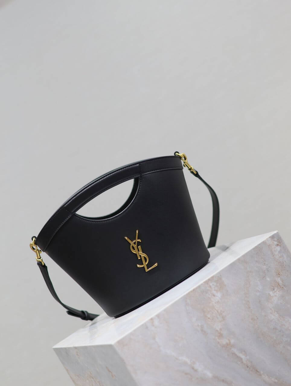 YSL Celia Mini Leather Tote Bag - Image 2