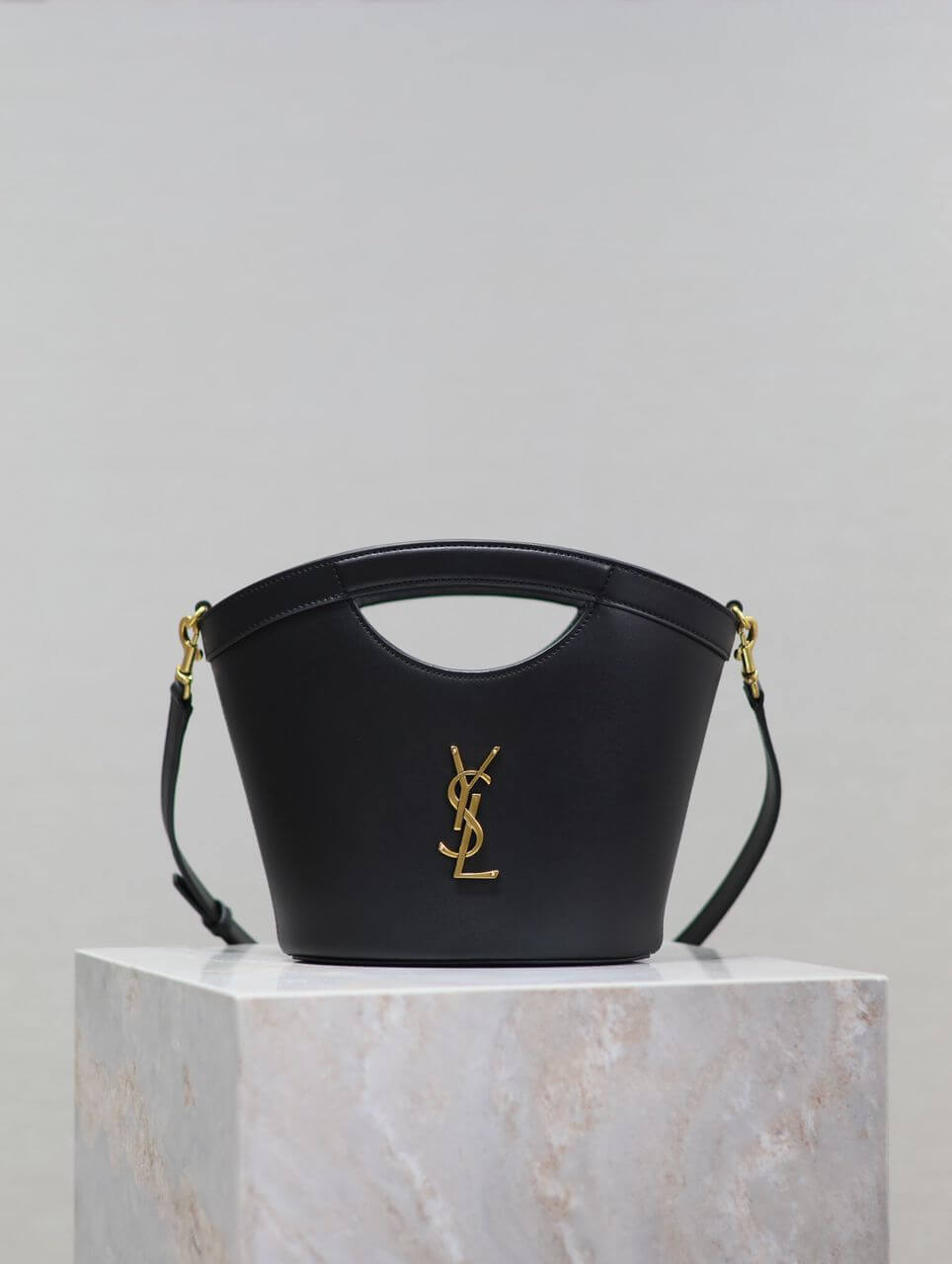 YSL Celia Mini Leather Tote Bag