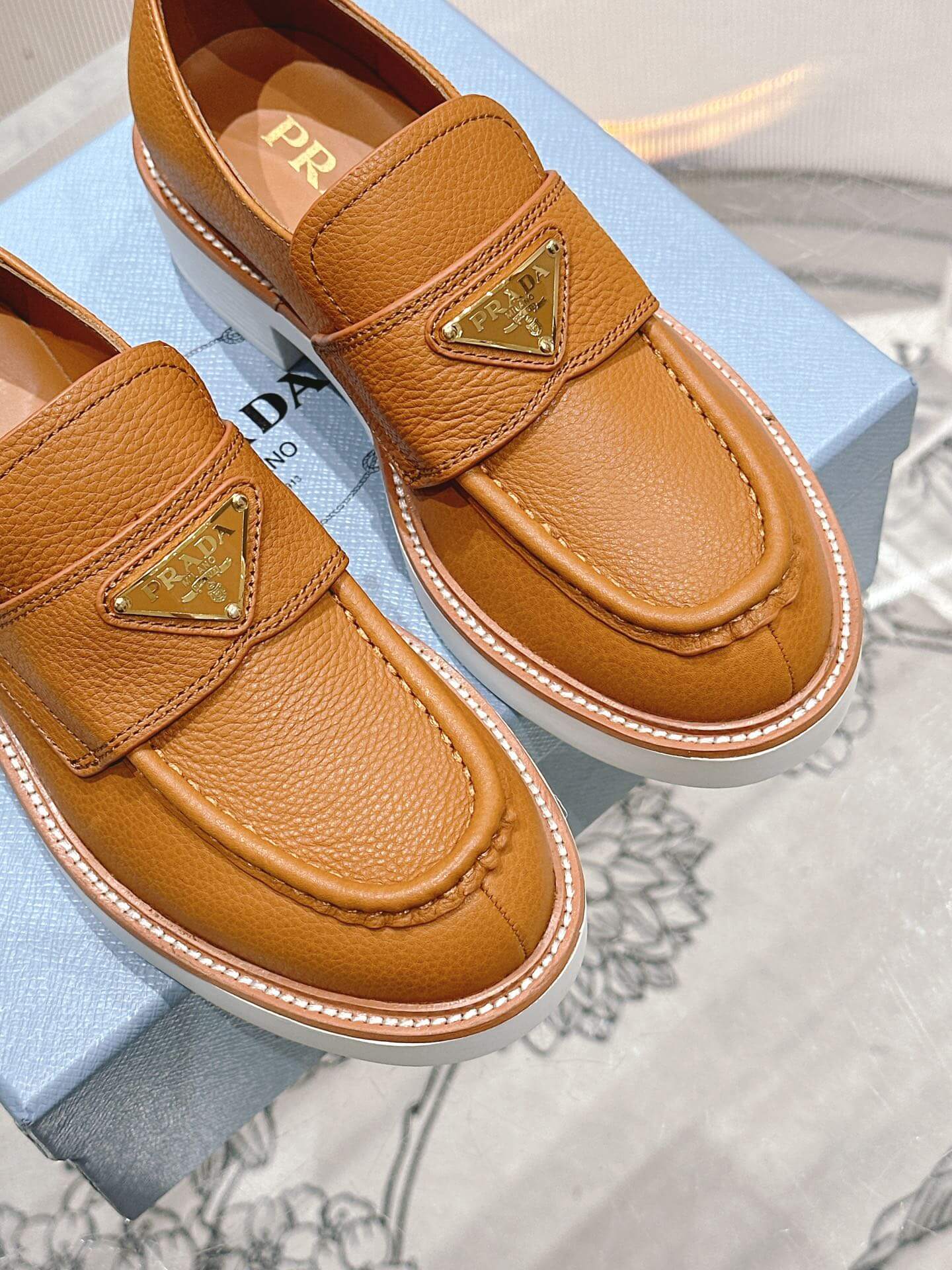 Men Prada Loafers - Image 7