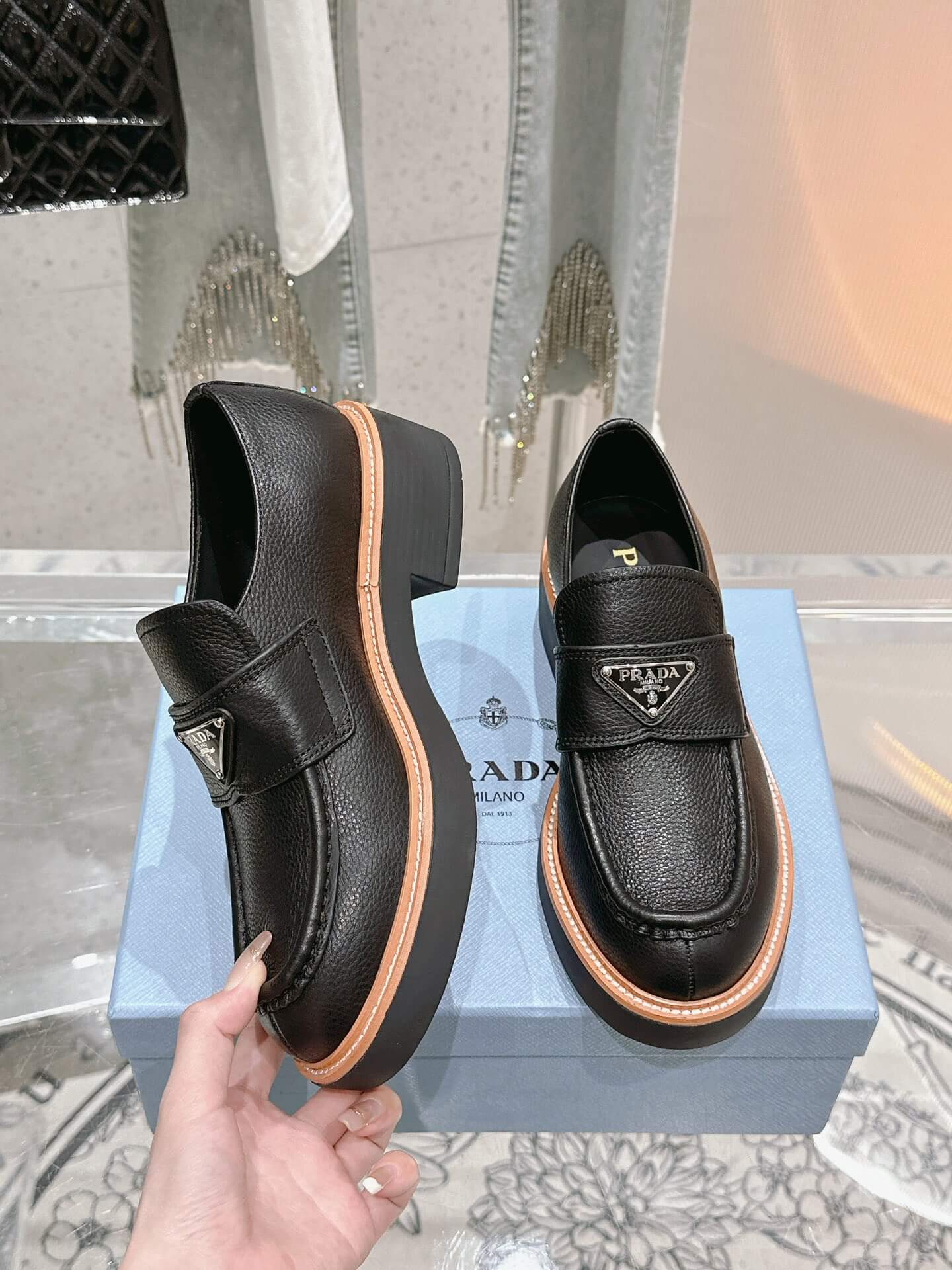 Men Prada Loafers - Image 4