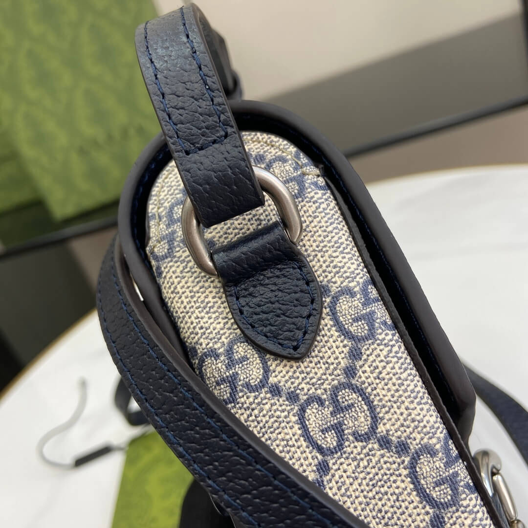 Adult Gucci Horsebit Mini Bag Beige Ebony - Image 9