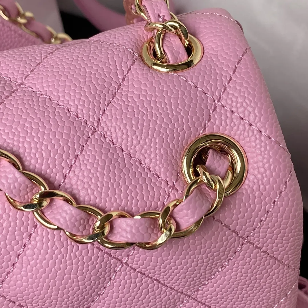 Chanel 23P Triple Pack Duma Backpack in Pink Caviar - Image 4