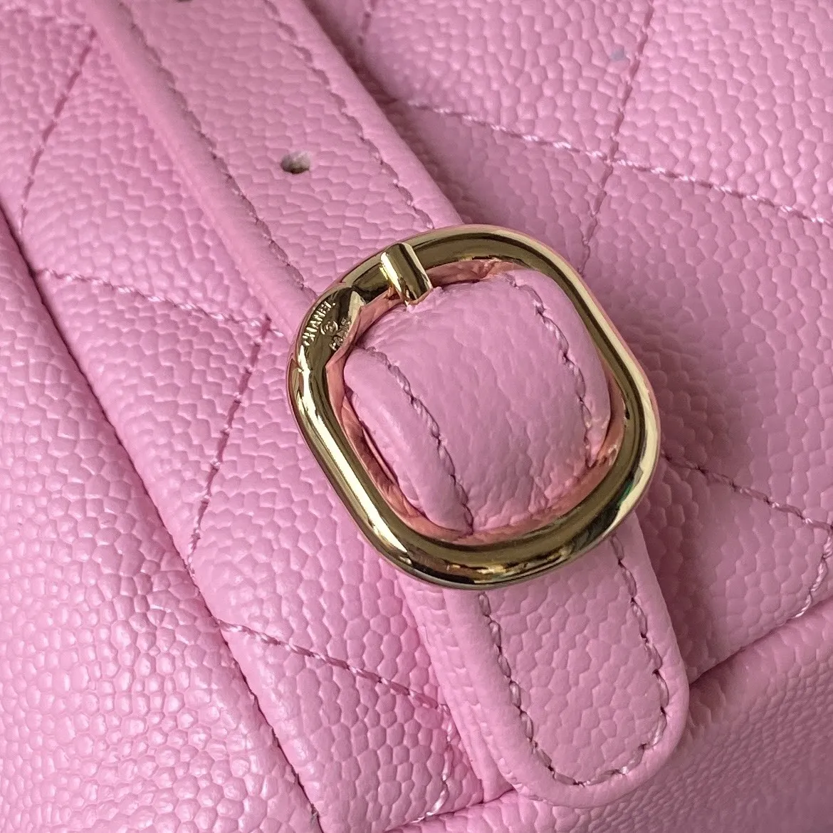 Chanel 23P Triple Pack Duma Backpack in Pink Caviar - Image 5