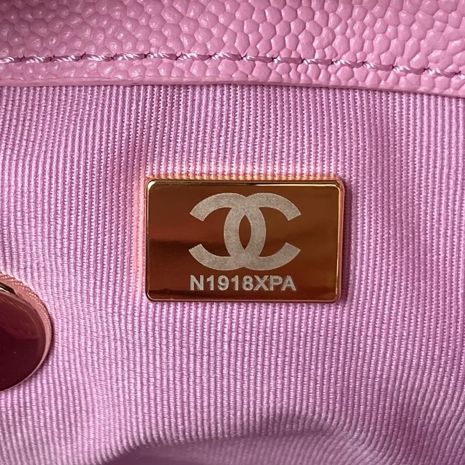 Chanel 23P Triple Pack Duma Backpack in Pink Caviar - Image 9