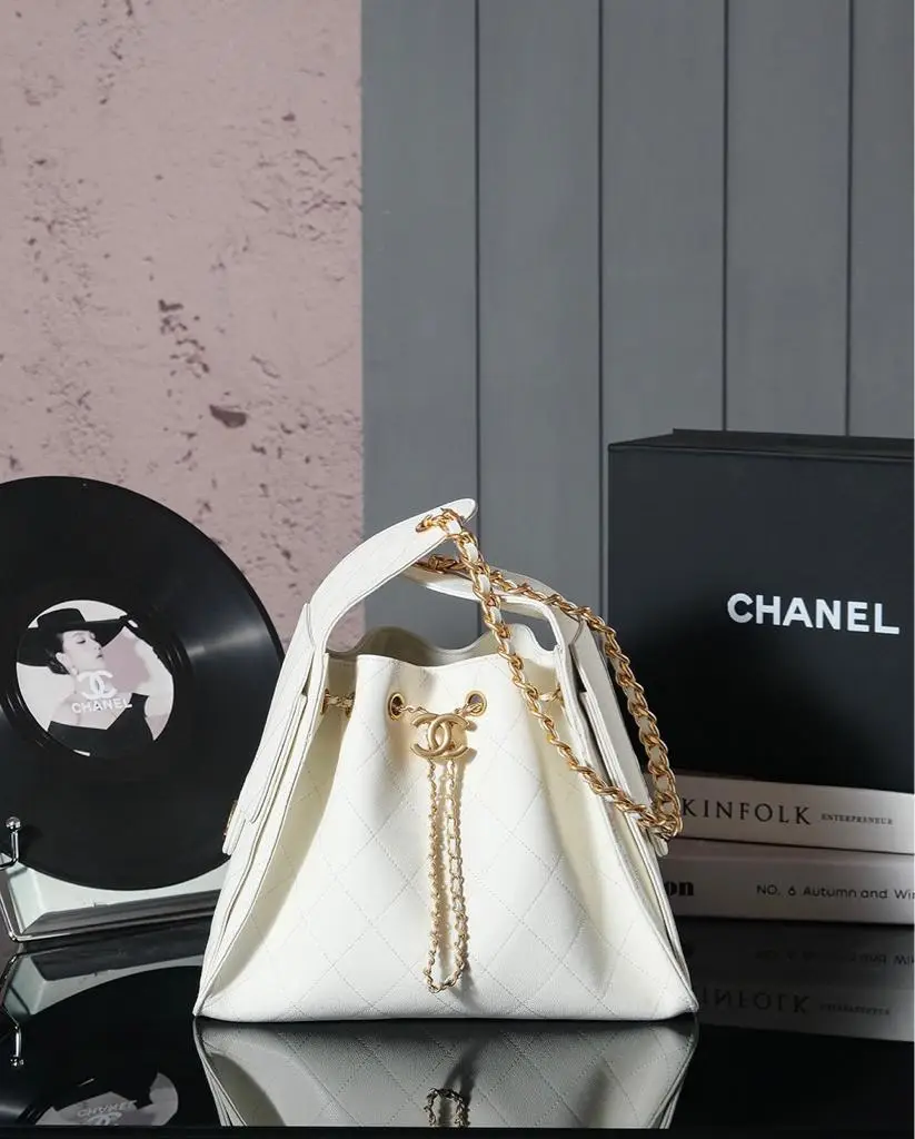 Chanel 25 Medium Handbag, Grained Calfskin