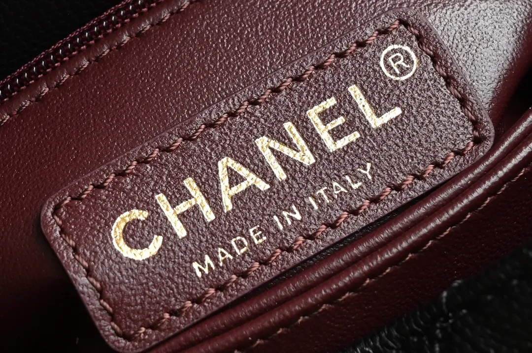 Chanel Black Quilted Caviar Leather Small Coco Top Handle Bag Chanel - Image 9