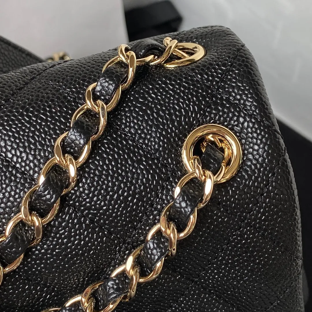 Chanel Limited Edition Caviar Small Mini Duma Backpack - Image 2