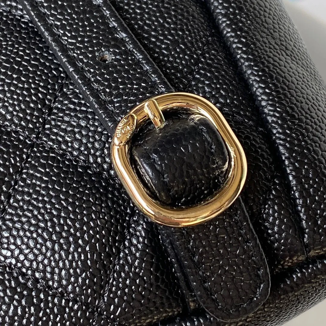 Chanel Limited Edition Caviar Small Mini Duma Backpack - Image 5