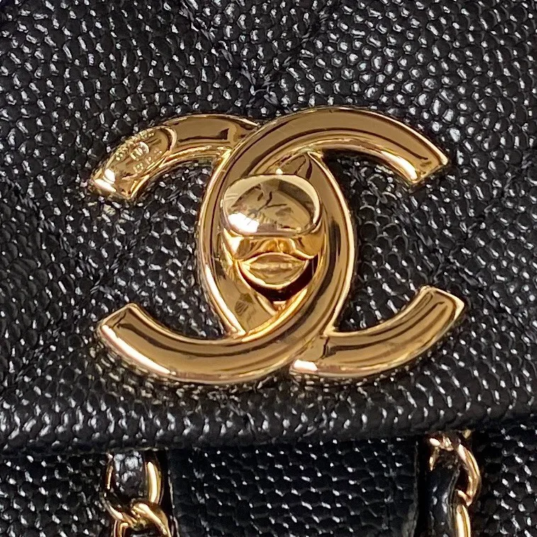 Chanel Limited Edition Caviar Small Mini Duma Backpack - Image 9