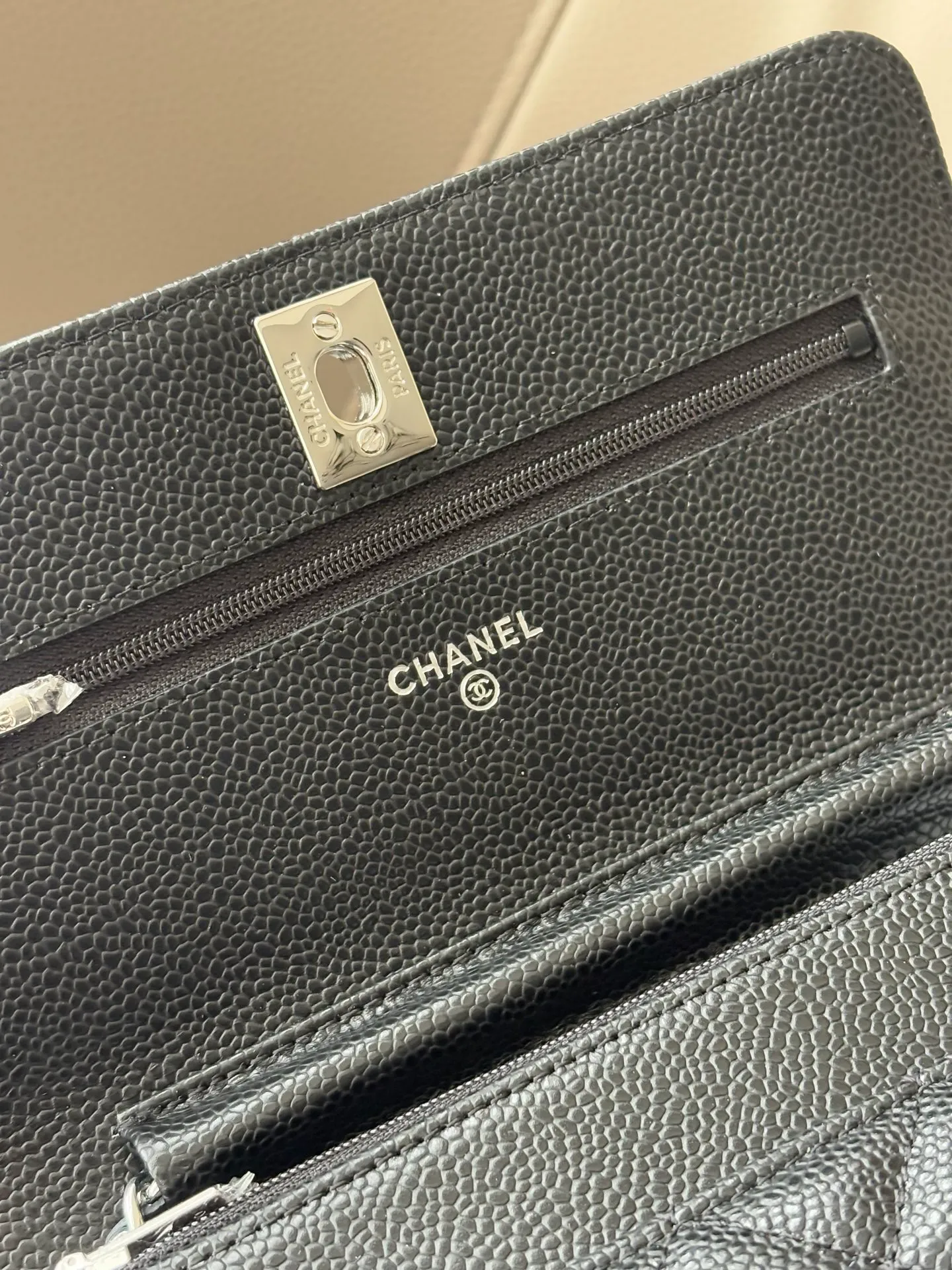 Chanel Wallet On Chain WOC with Strass and Gold - Image 10