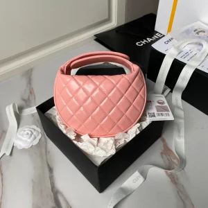 Chic Leather Mini Round Mini Shoulder Bag