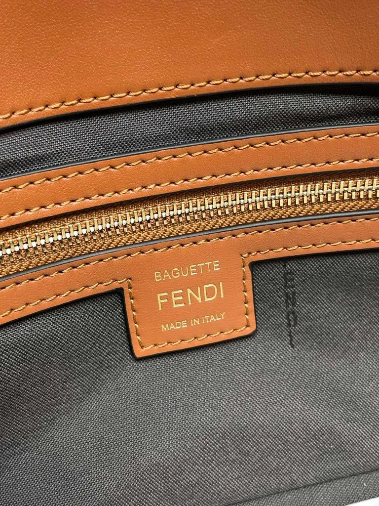 FENDI Medium Baguette Chain Shoulder Bag - Image 10