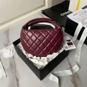 Red Leather Exterior Mini Bags & Handbags