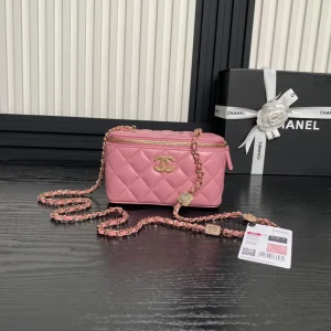 CHANEL Pre-Owned CC Quilted Handbag Pink
