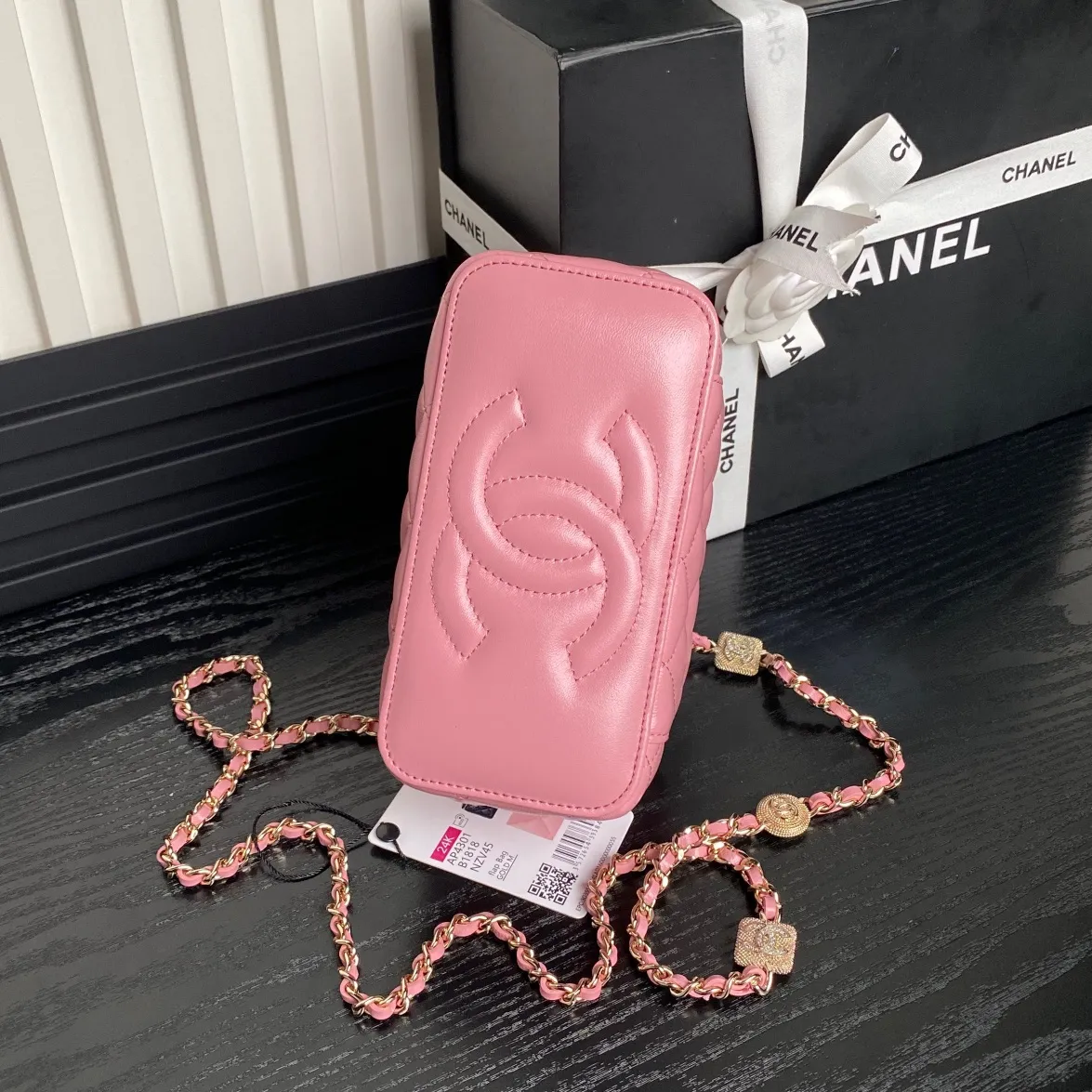 CHANEL Pre-Owned CC Quilted Handbag Pink - Image 5