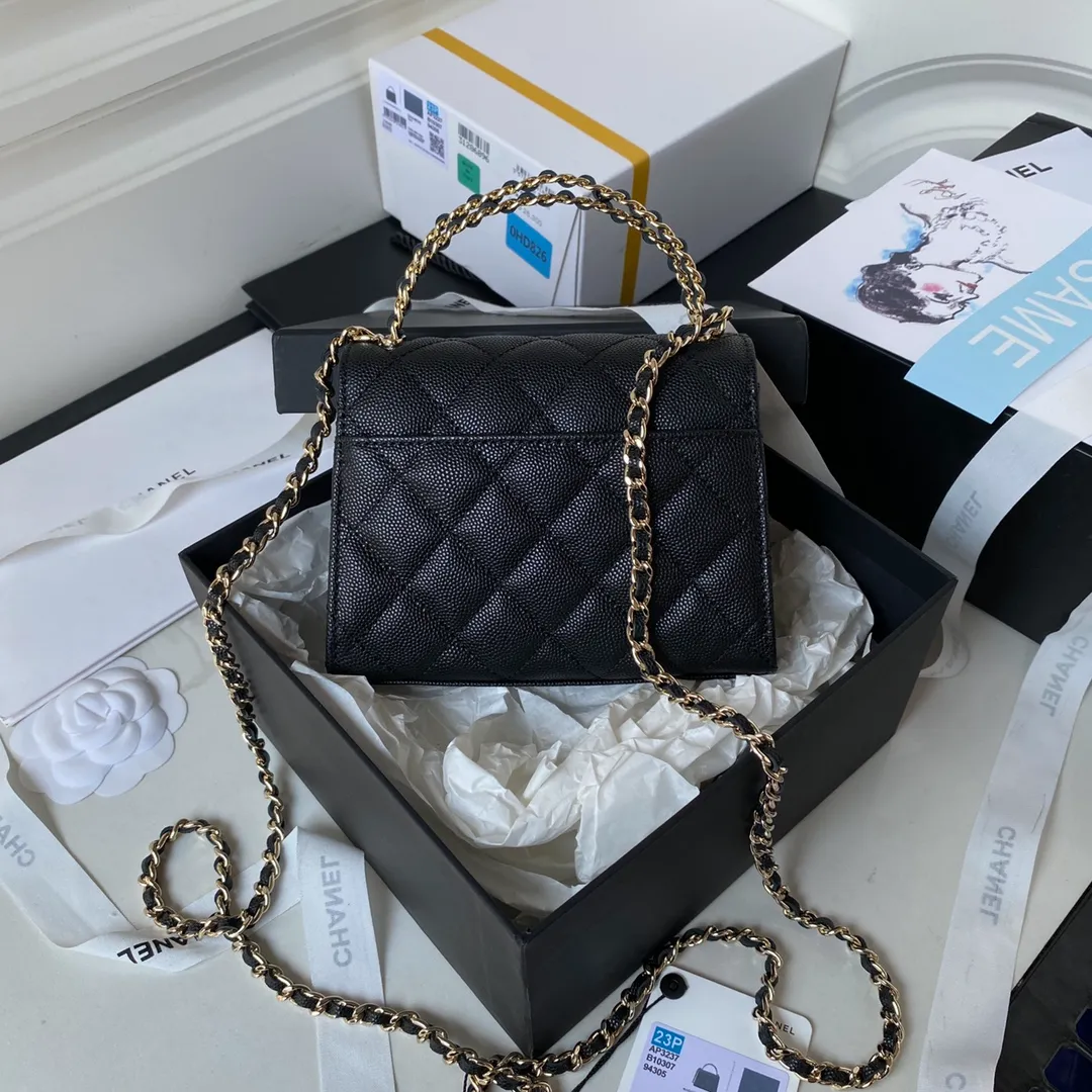 Chanel 23P Clutch with Chain, Luxury, Bags & Wallets on Carousell - Image 9