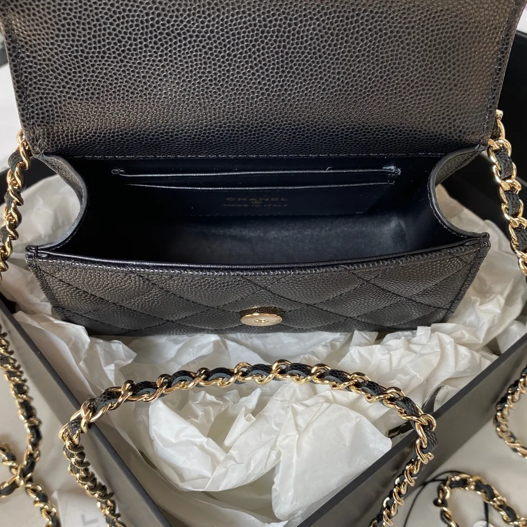 Chanel 23P Clutch with Chain, Luxury, Bags & Wallets on Carousell - Image 5