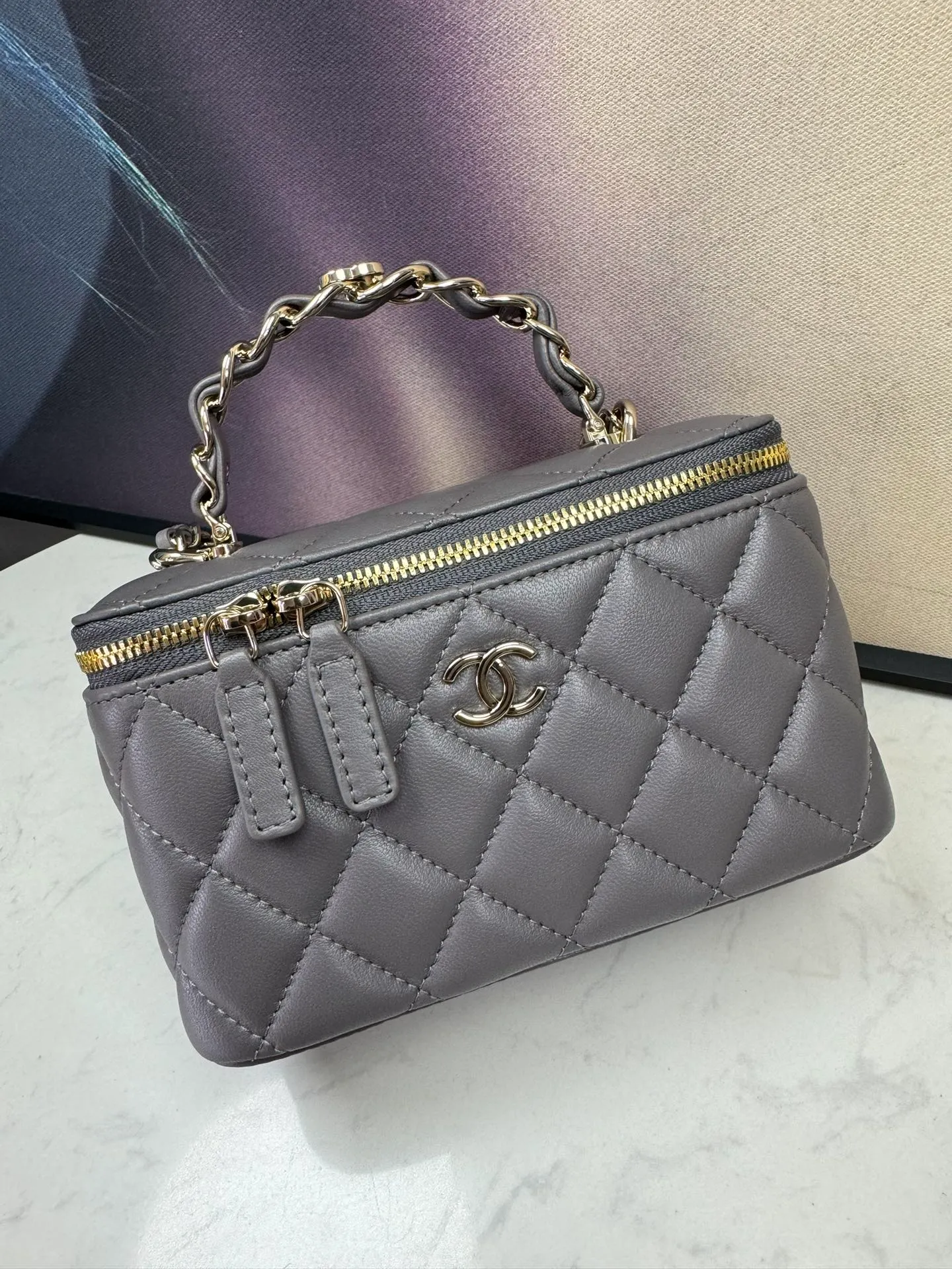 Chanel 24C Perfect Fit Double Pearl Crush Flap, Luxury, Bags & Wallets on Carousell - Image 5