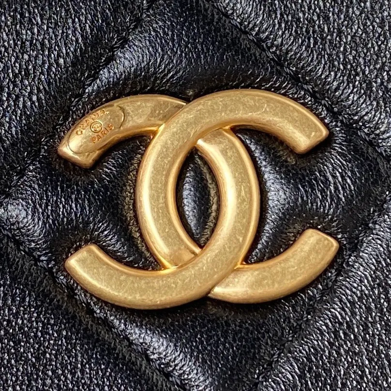 Chanel Hobo Bag with CC Leather Strap - Image 5