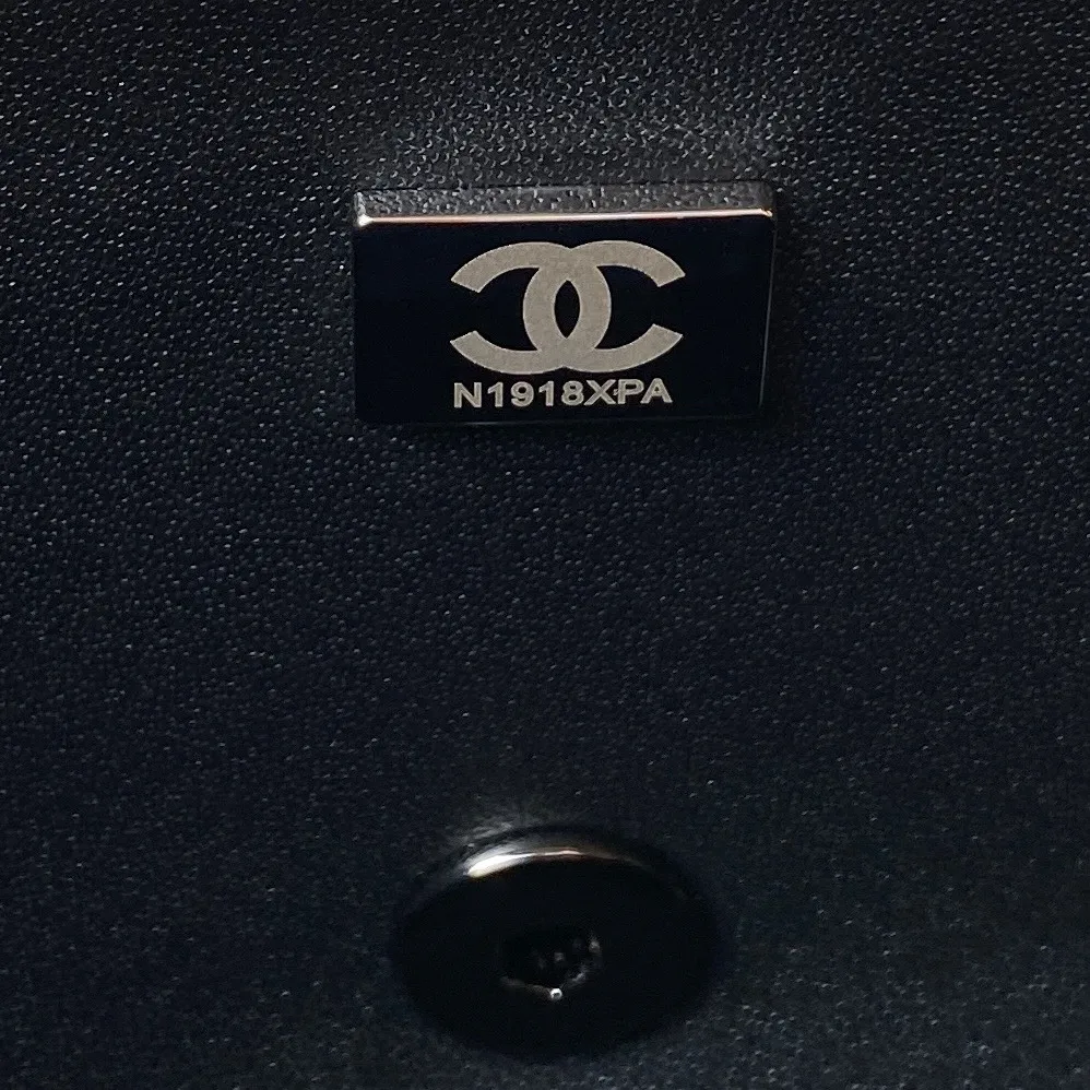Chanel Mini Rectangular Flower Flap Bag Black - Image 10