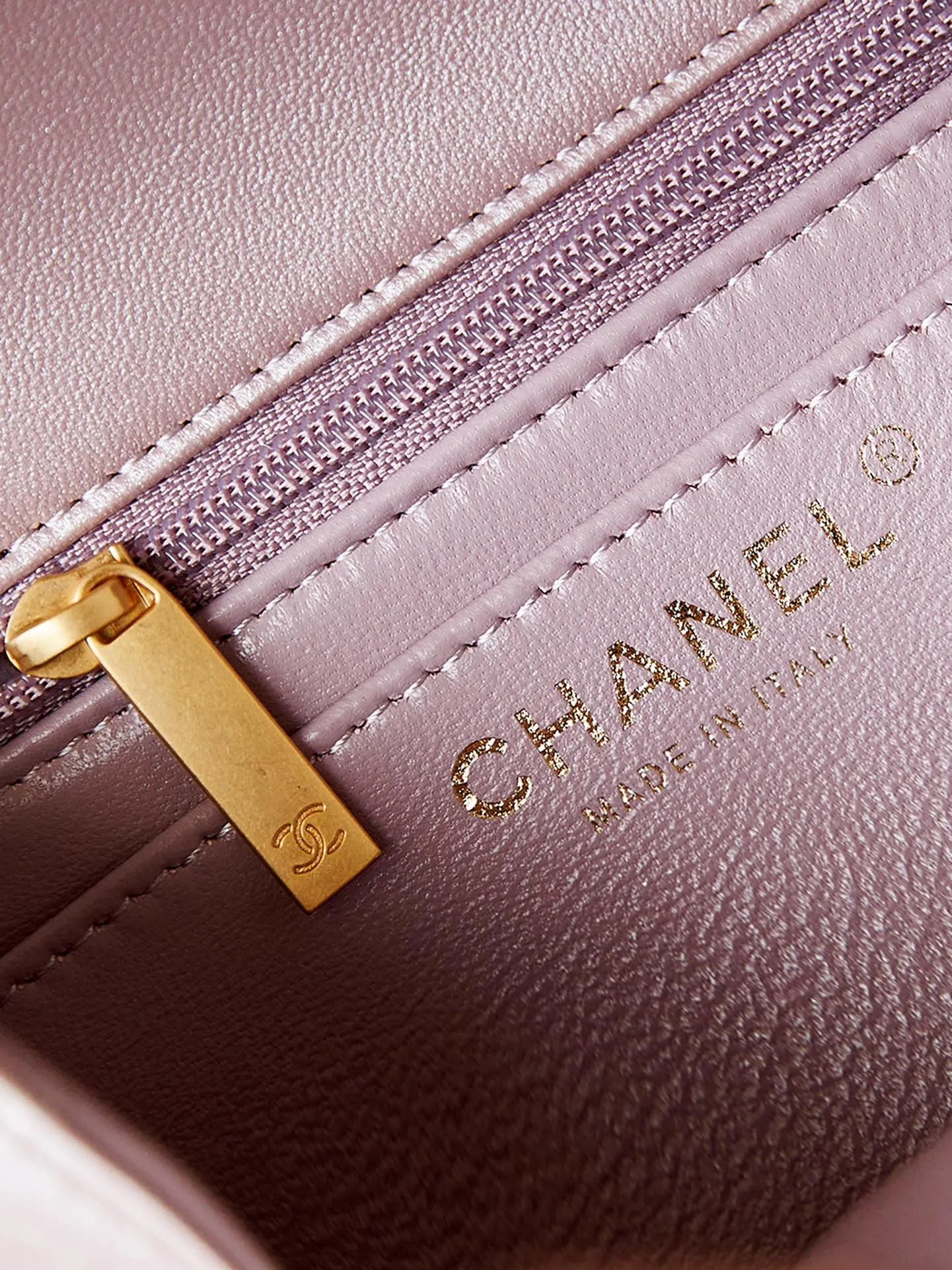 Chanel Mini Square Pearl Flap Bag Light Pink - Image 10