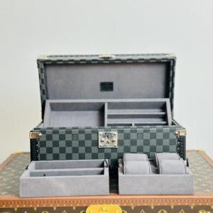 Cufflinks Case Damier Graphite Canvas