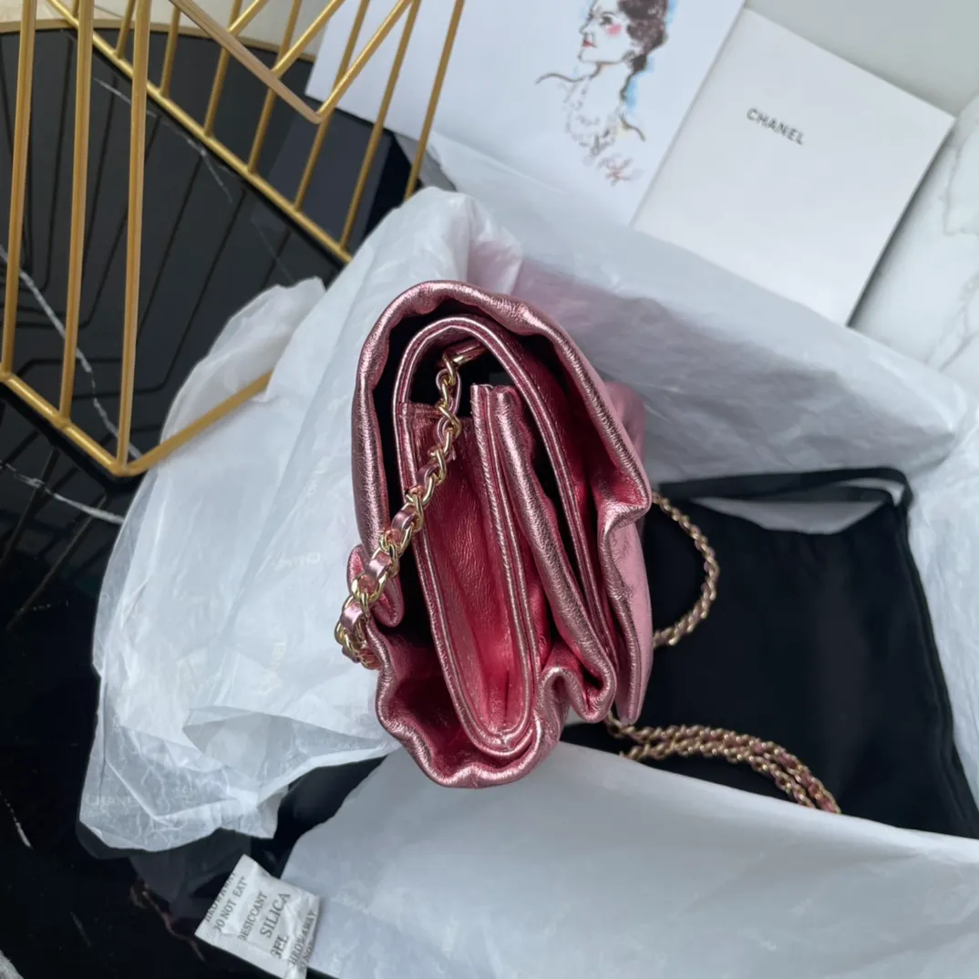 Exquisite Genuine Leather Bowknot Crossbody Bag - Image 8