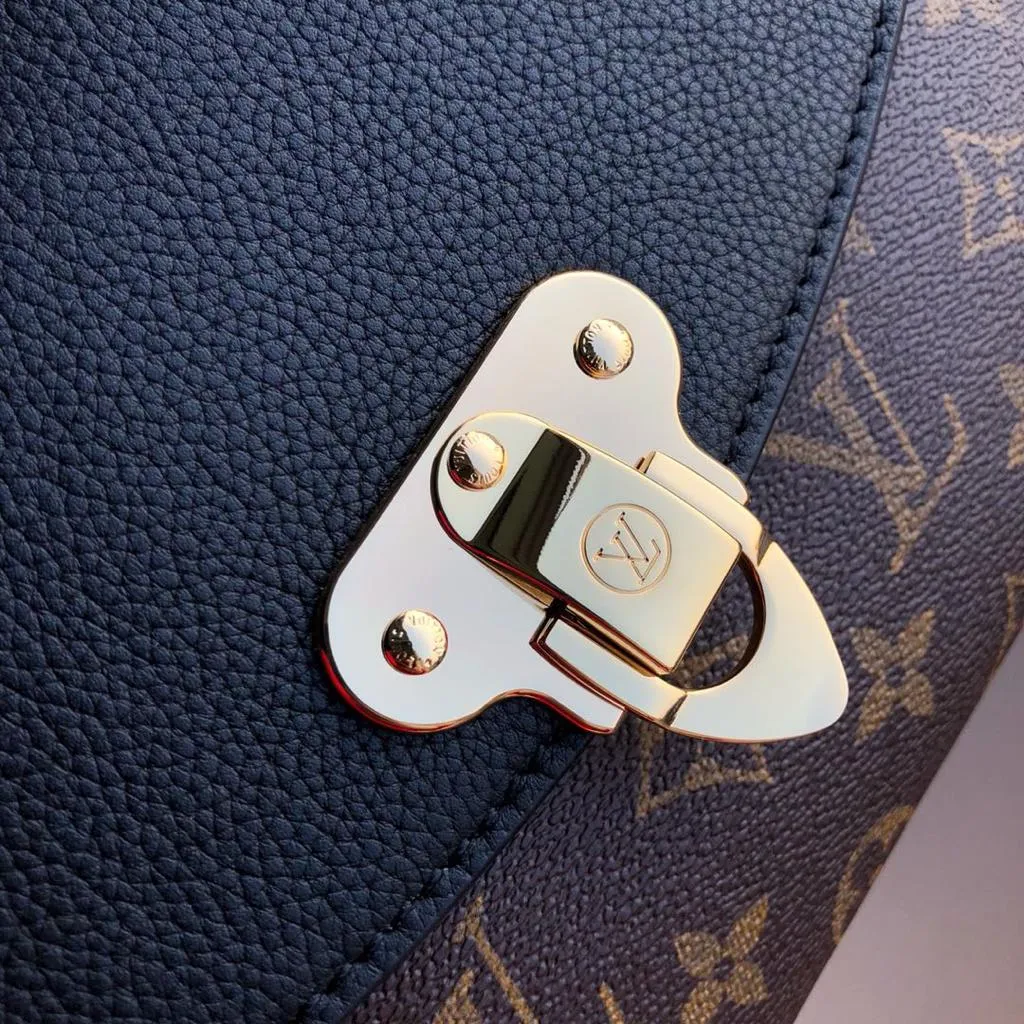 Louis Vuitton Black Monogram Canvas and Leather Saint Placide Bag - Image 8