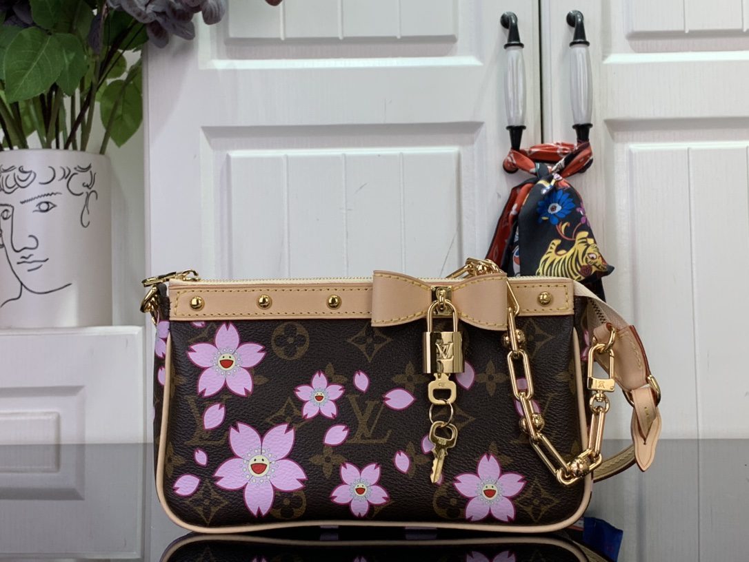 Louis Vuitton x Takashi Murakami Cherry Blossom Pochette