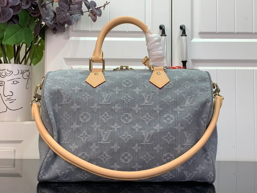 Speedy Soft 30 Monogram Denim - Image 4