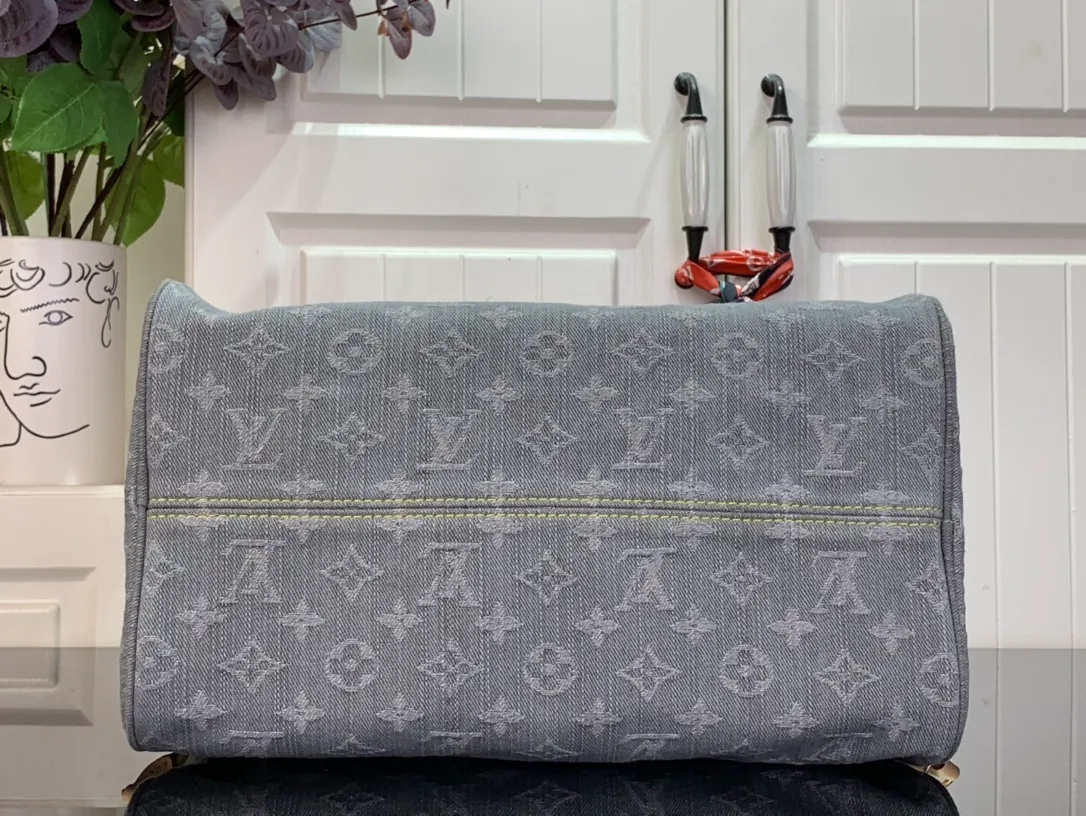 Speedy Soft 30 Monogram Denim - Image 5