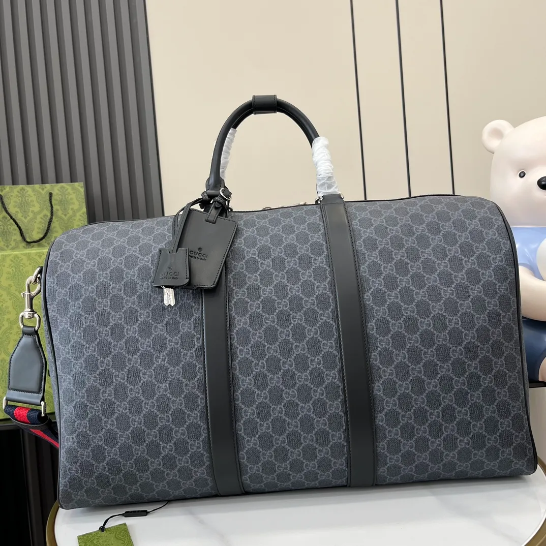 GG Black medium backpack in black Supreme - Image 12