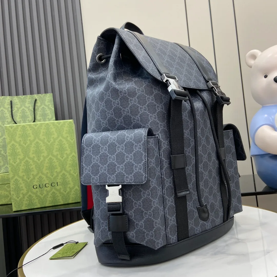 GG Supreme Black Backpack - Image 4