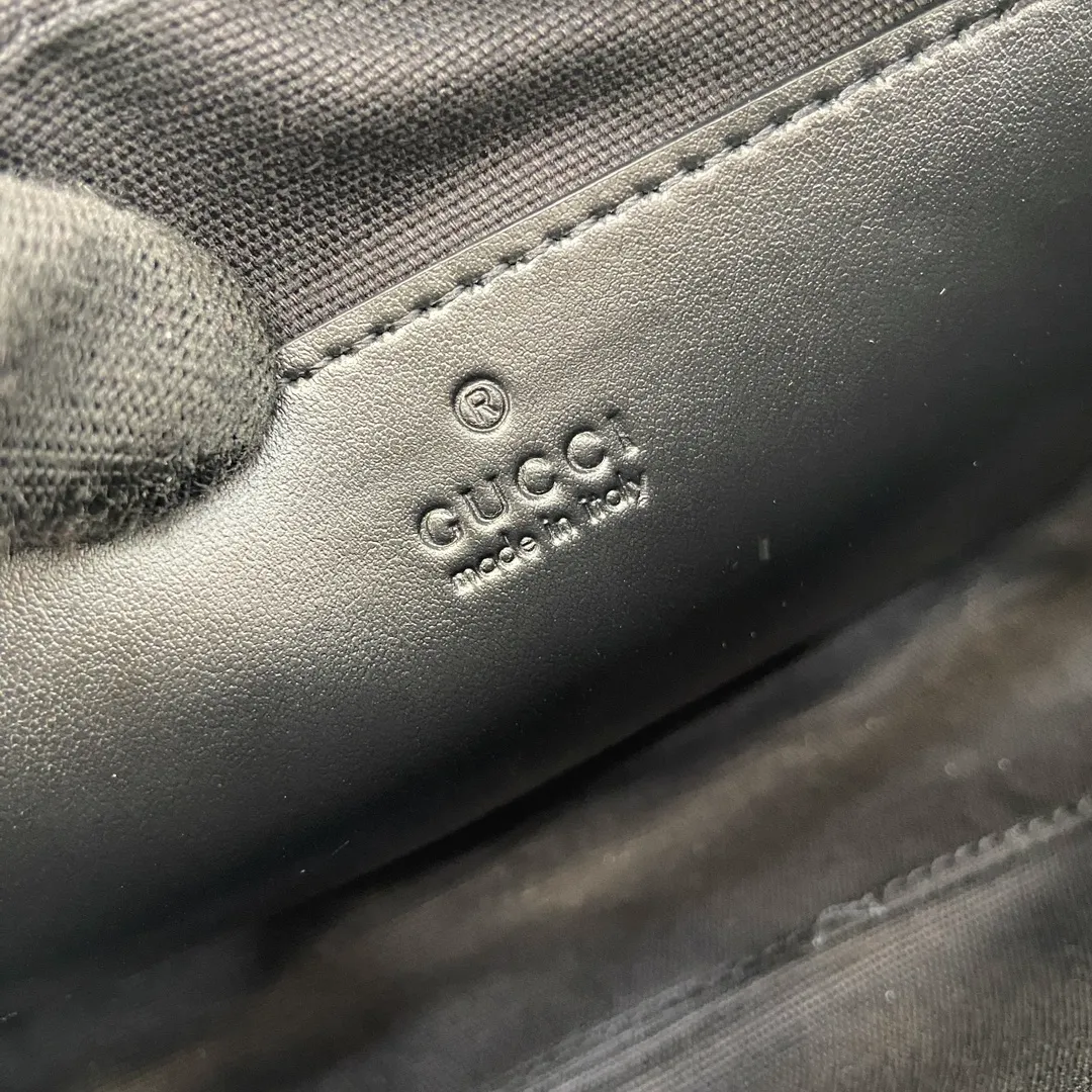 GUCCI Black GG Canvas Pouch New & Authentic - Image 2