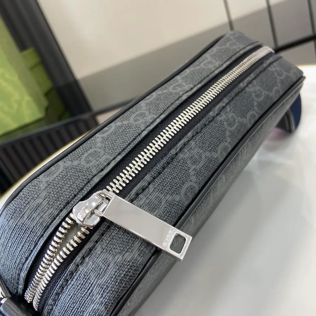 GUCCI Black GG Canvas Pouch New & Authentic - Image 9