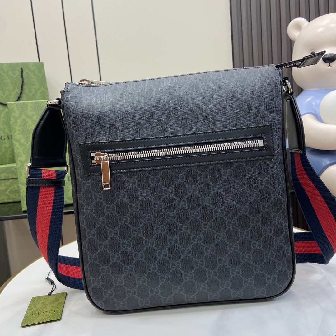 GUCCI Shoulder Bag Men GG Supreme Canvas