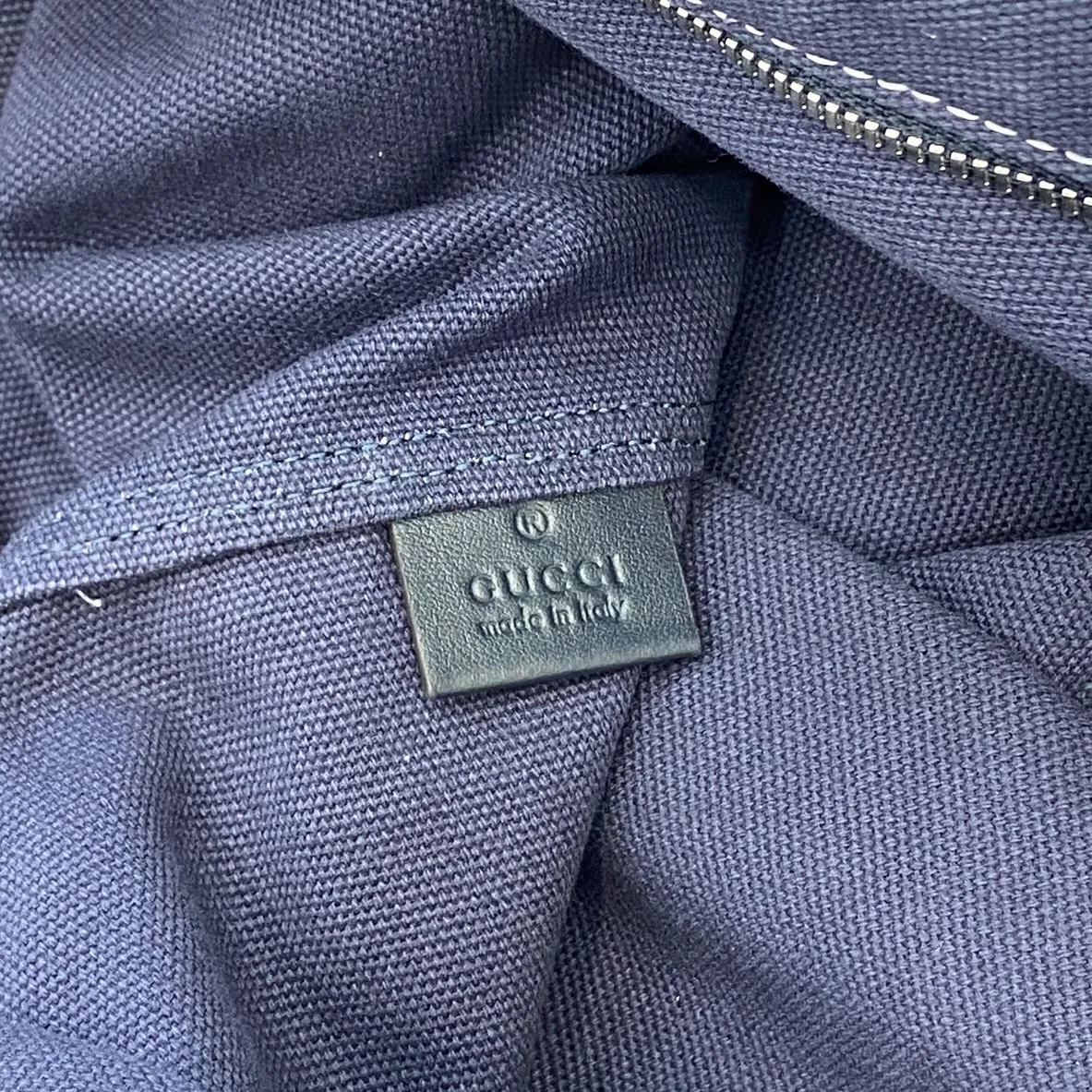 GUCCI tote bag canvas Navy - Image 11